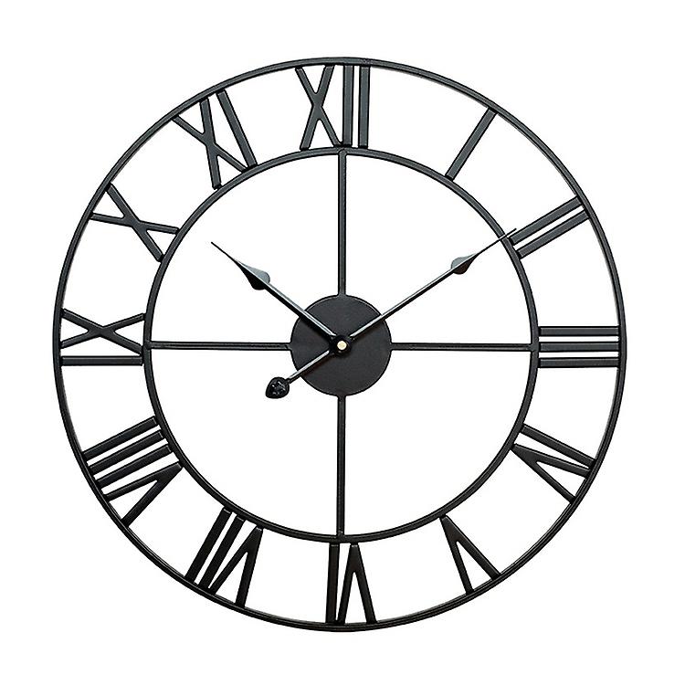 40cm Round Roman Numeral Wall Clock