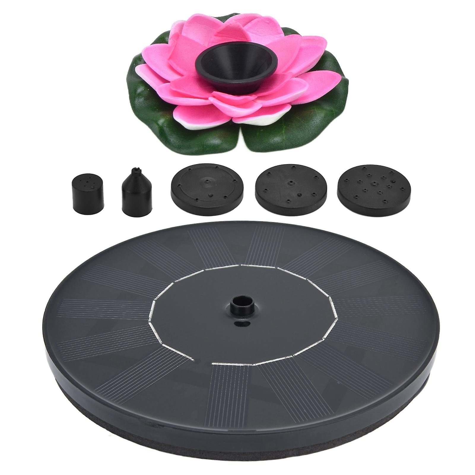 Garden Solar Fountain Water Pump Floating Mini Solar Powered Water Fountain for Birdbaths Garden Pond Pool Outdoor2