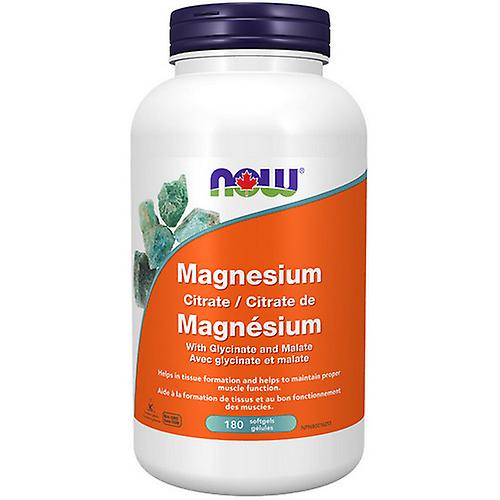 Magnesium Citrate,134 Mg,180 Softgels by Now