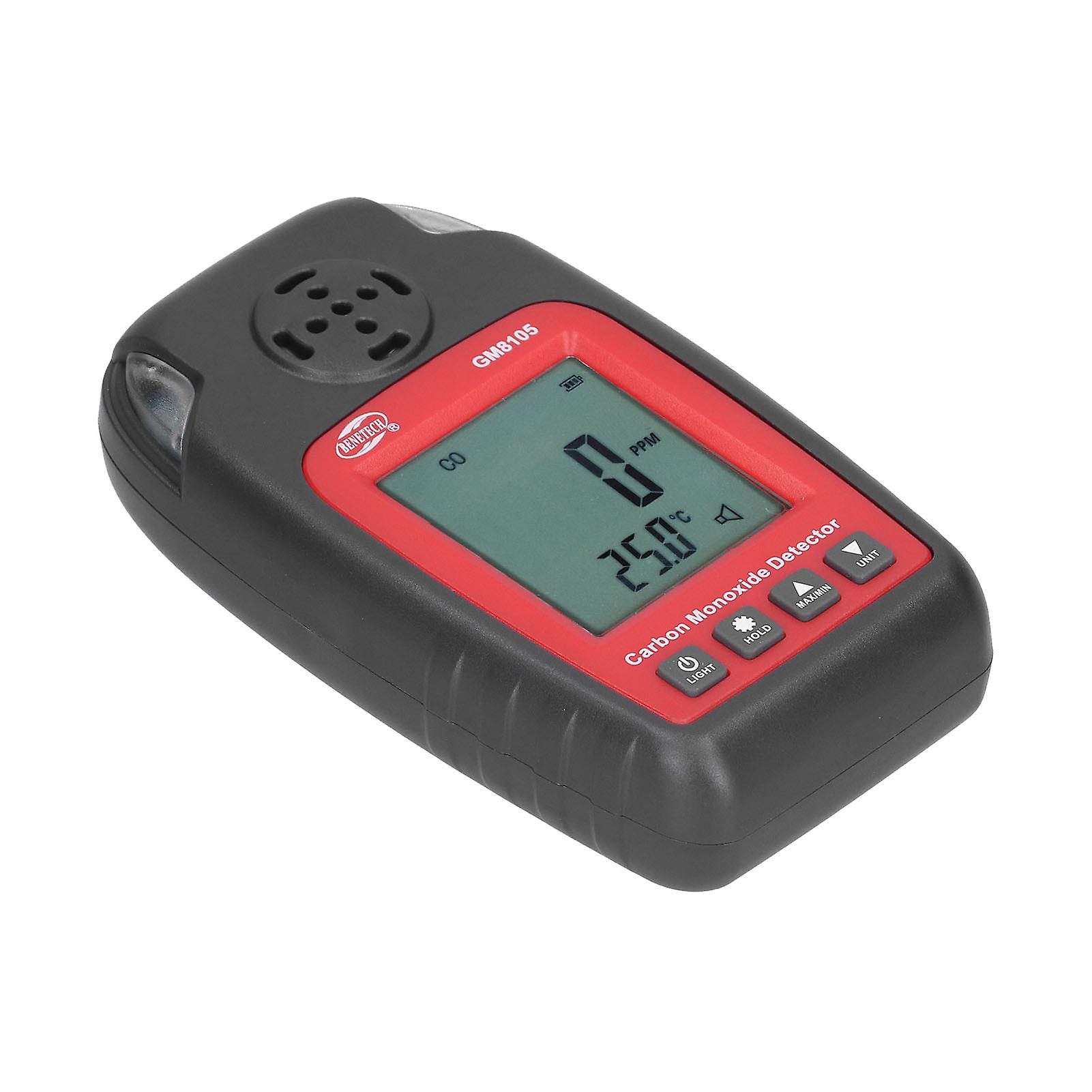 BENETECH Gas Detector Combustible Gas Carbon Monoxide Alarm LCD High Accuracy Sound Light Alarm CO Monitor