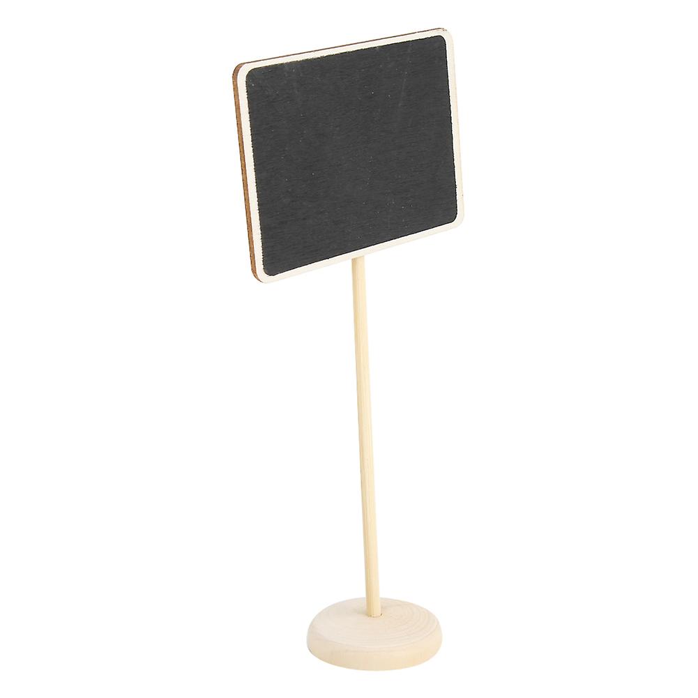 10 Sets Plant Label Tag Sign Small Blackboard Message Board Garden Plants DecorationSquare Shape