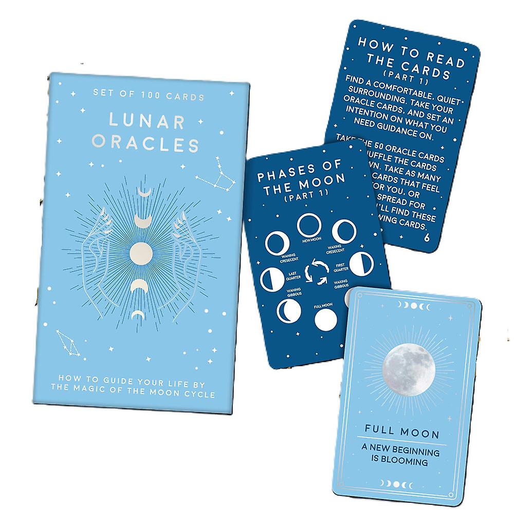 and Premium High Quality Gift Republic Set of 100 Lunar Oracles Cards