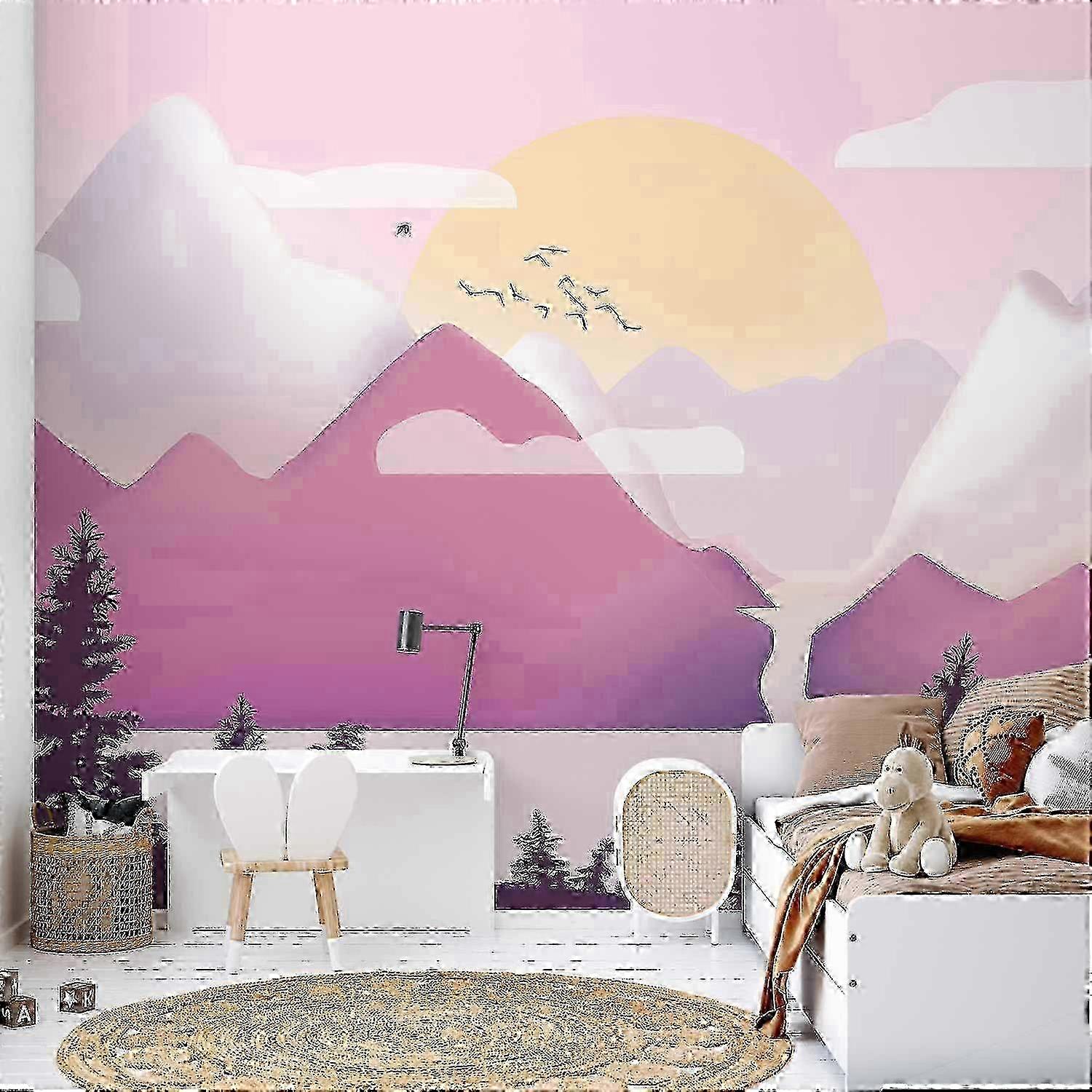 Self-adhesive Wall Mural - Landscape at Sunset - Third Variant
