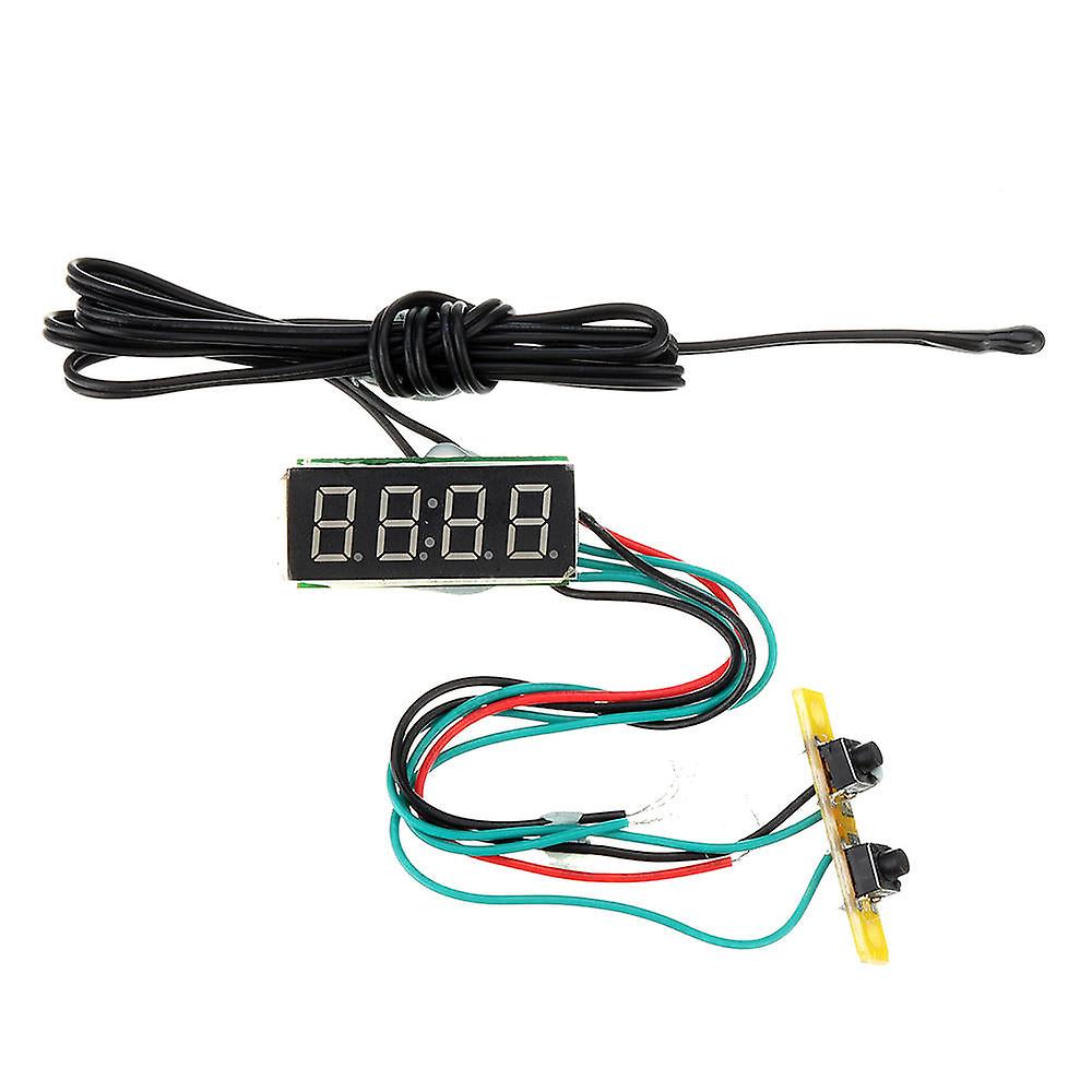 0.36 Inch 3-in-1 Time + Temperature + Voltage Meter Display With Ntc Dc7-30v Voltmeter Electronic Watch Clock Digital Tube