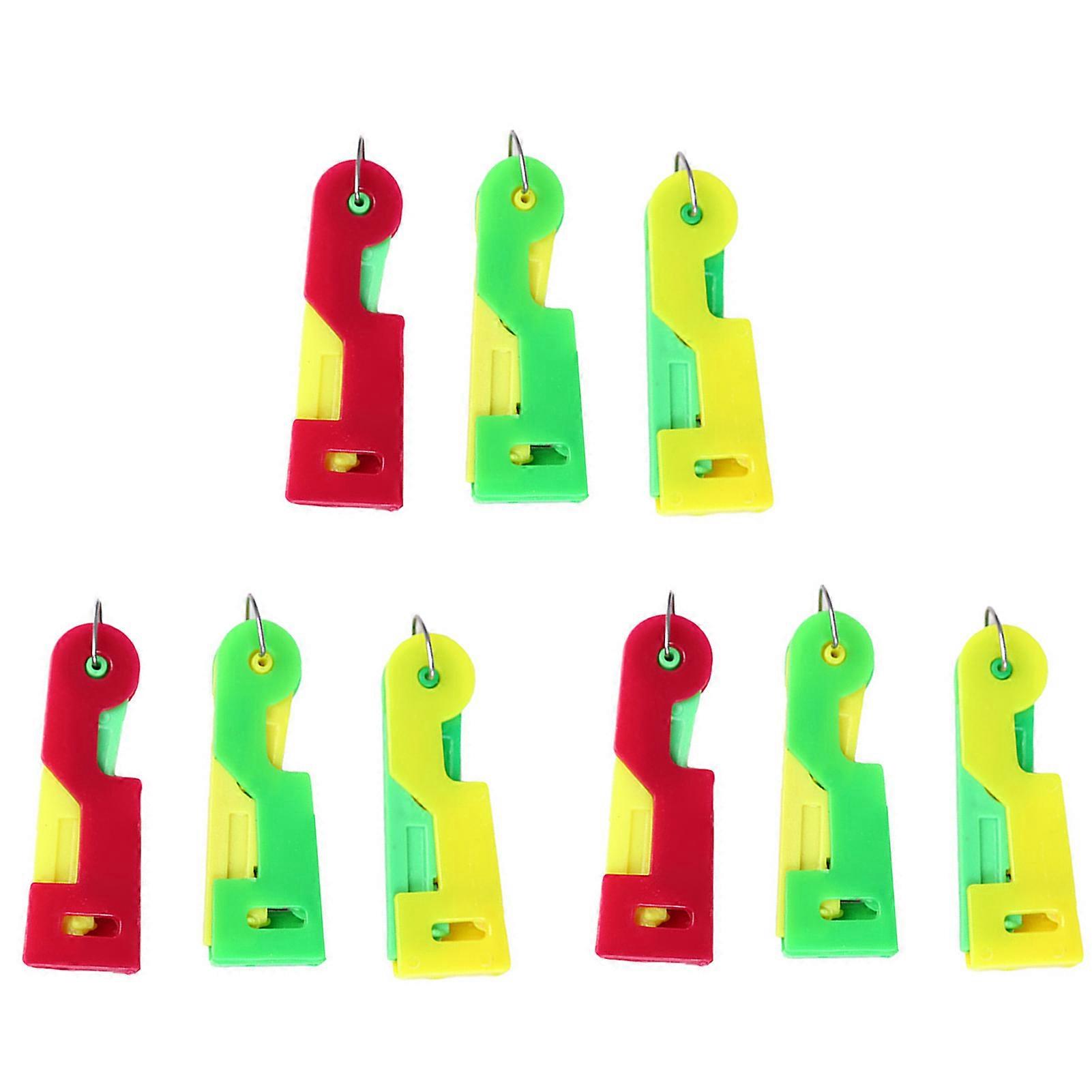 10Pcs Automatic Sewing Needle Device Easy Selfthread Needle Threader Tool for Home Use