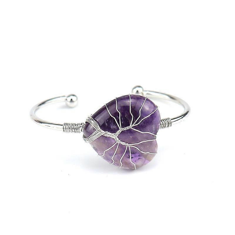Bracelet - Amethyst Heart Bliss - Royal Serenity