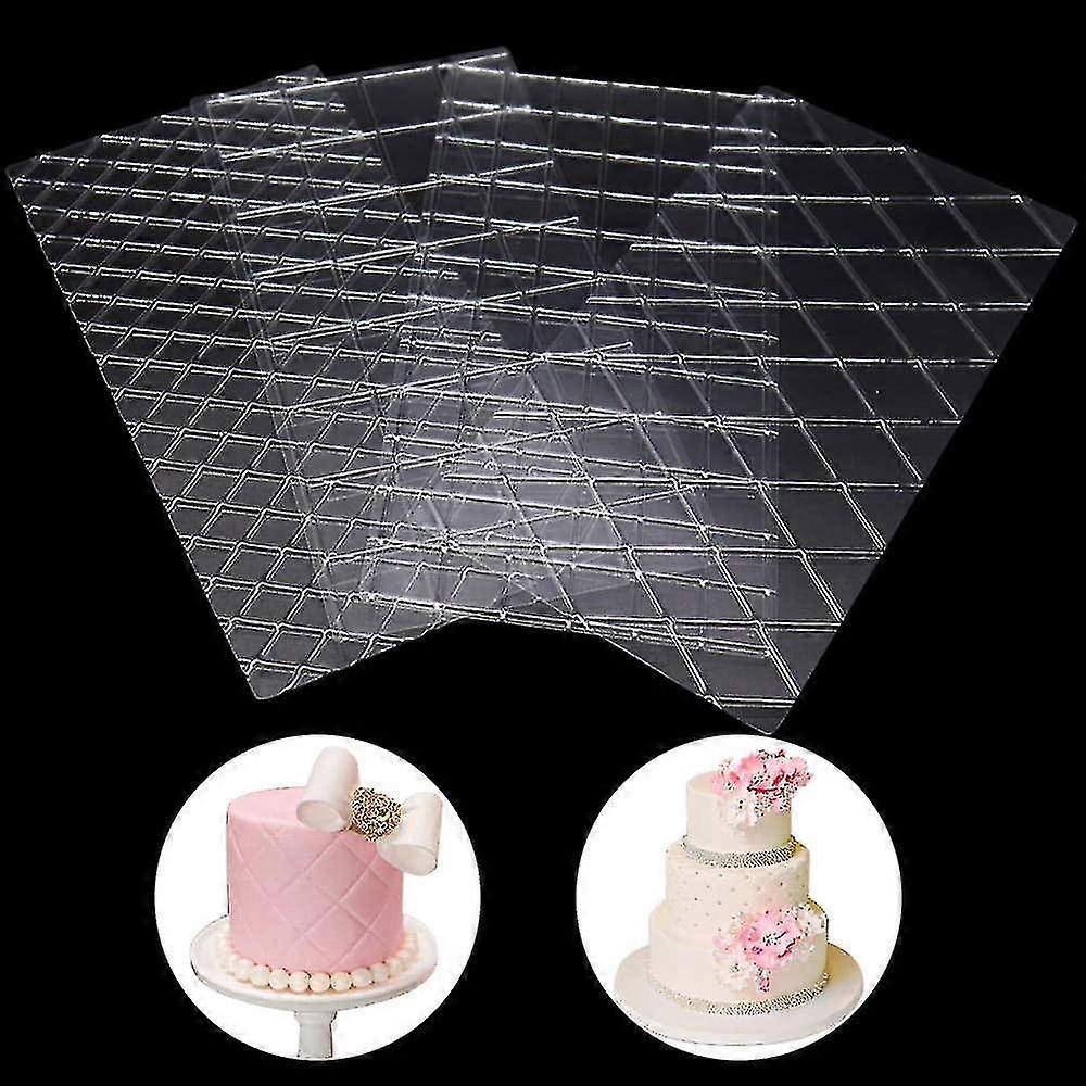 Transparent Fondant Impression Mat for Cake Decorating
