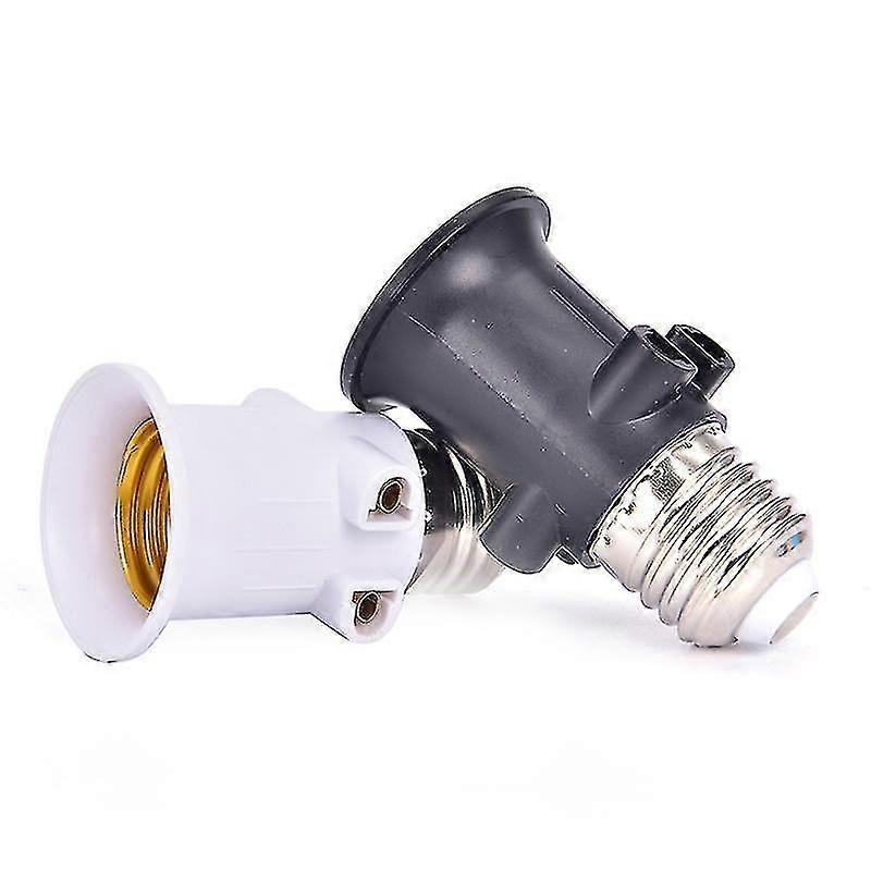 Pbt Fireproof E27 Lamp adapter lamphouder base socket conversie met Eu Plug