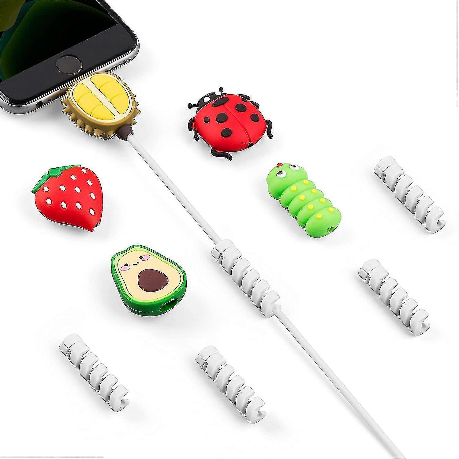 Usb Iphone Charger Animal Bite ZAKVOOR 20 Pack Cute Animals Bite
