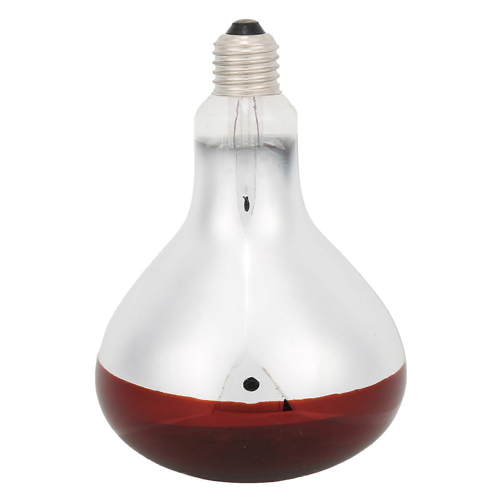 Chicks Heat Lamp Bulb Infrared Basking Spot Heat Reptile Heat Lamp Red Bulb for Brooder 220V / 250W