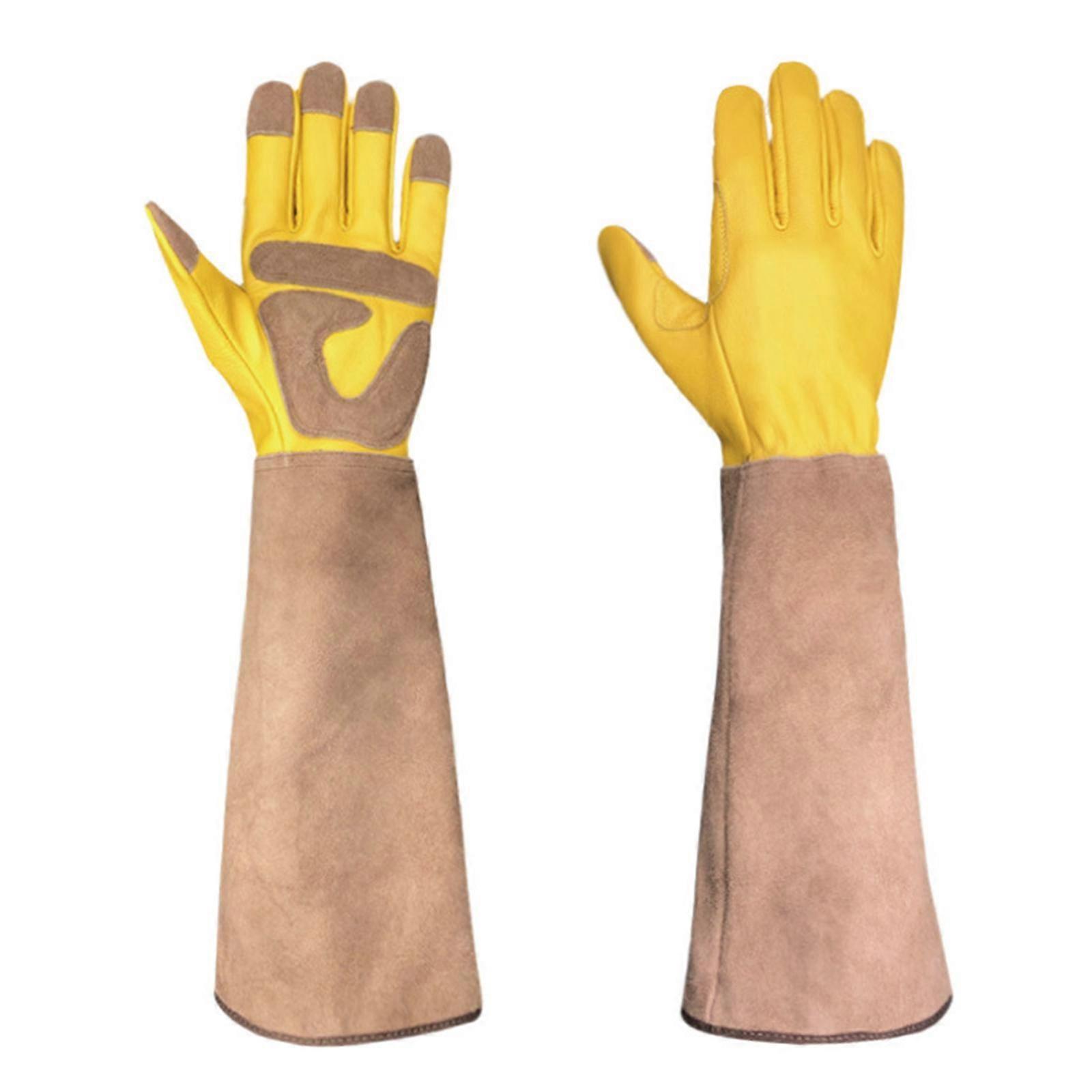 Lange Gartenhandschuhe Rosenschnitt Dornensichere Gartenhandschuhe mit langem Unterarmschutz