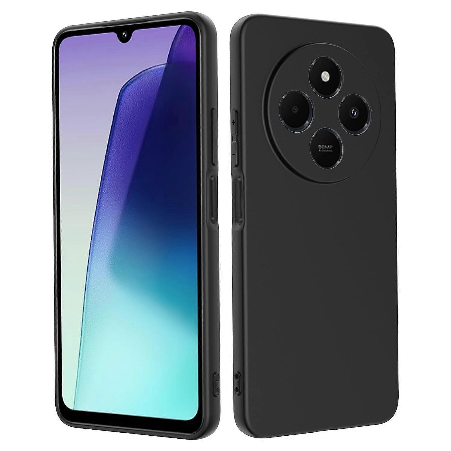 For Xiaomi Redmi 14C Silicone TPU Protective Case Thin Flexible Black