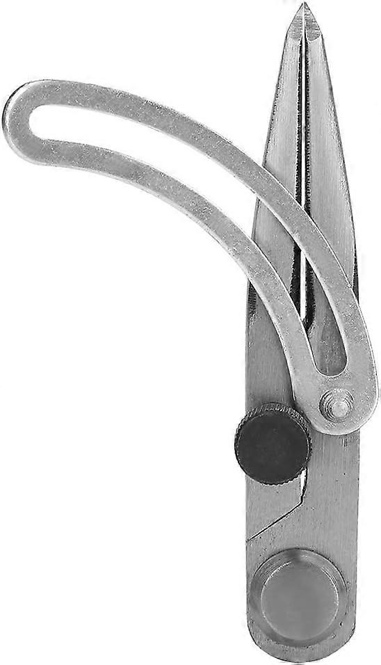 Scriber Spacing Compass,Marking Tool Craft Line Drawing Rotating Leatherwork Compass(100mm)