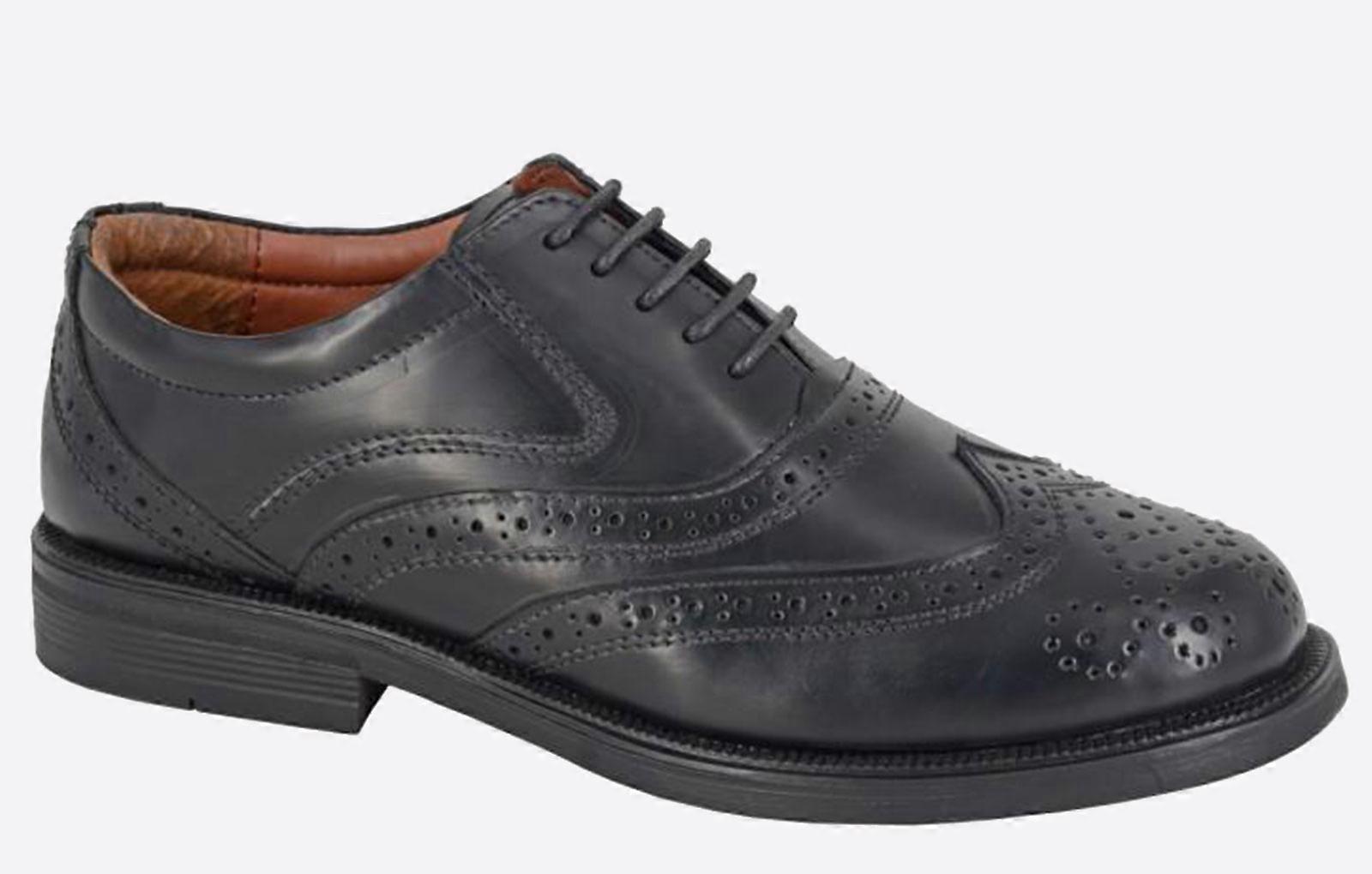 Scimitar Newbury Brogues Black