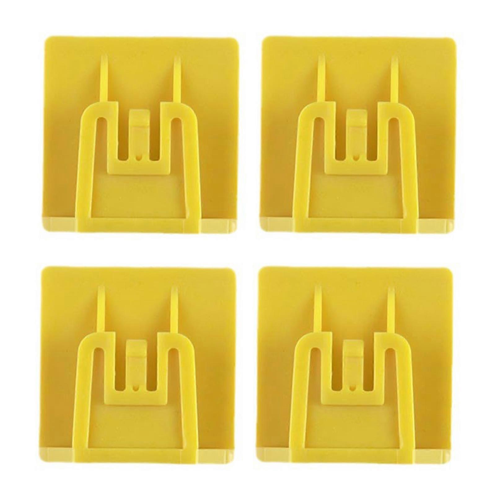 4pcs Adhesive Clip Compatible with Telepass Slim Toll Pass Windshield Mount Bracket for Car Vehicles