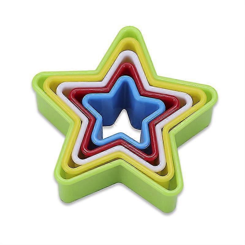 5pcs Star Shaped Cookie Molds