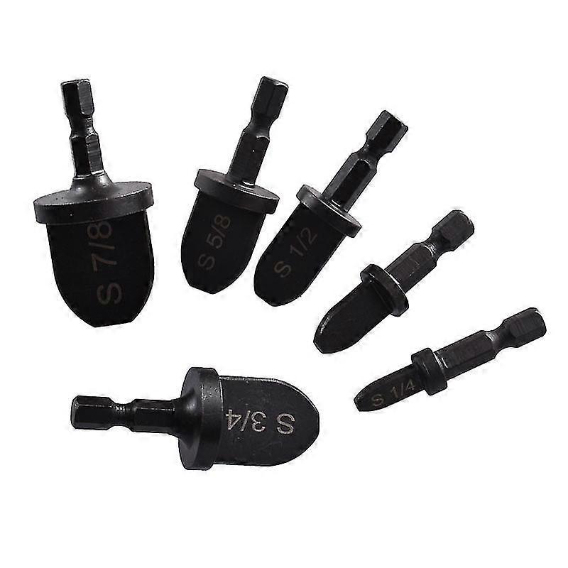 Electric Expander Hexagonal Handle Black Imperial Copper Pipe Expander Set Air Conditioning Copper Pipe Expander (1set (6pcs))