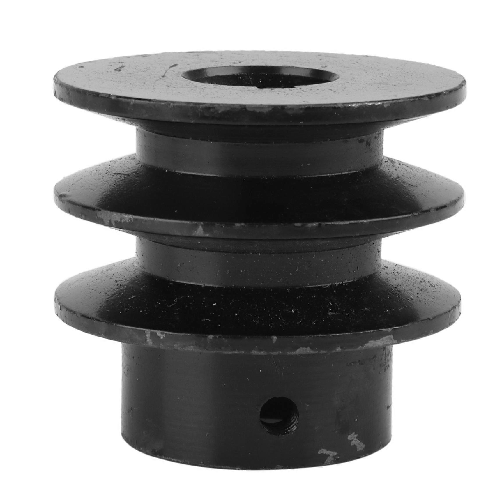Poulie En Aluminium Type A - Diamètres Extérieurs 55 à 150 Mm - Alésage 19 Mm - Pour Courroie Trapézoïdale 12,7 Mm - 11