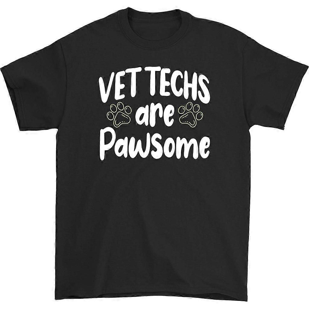Vet Techs Are Pawsome T-shirt