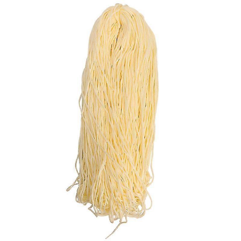 twisted braided ropes twisted cord rope material thread string for knitting diy craft making hat (beige)