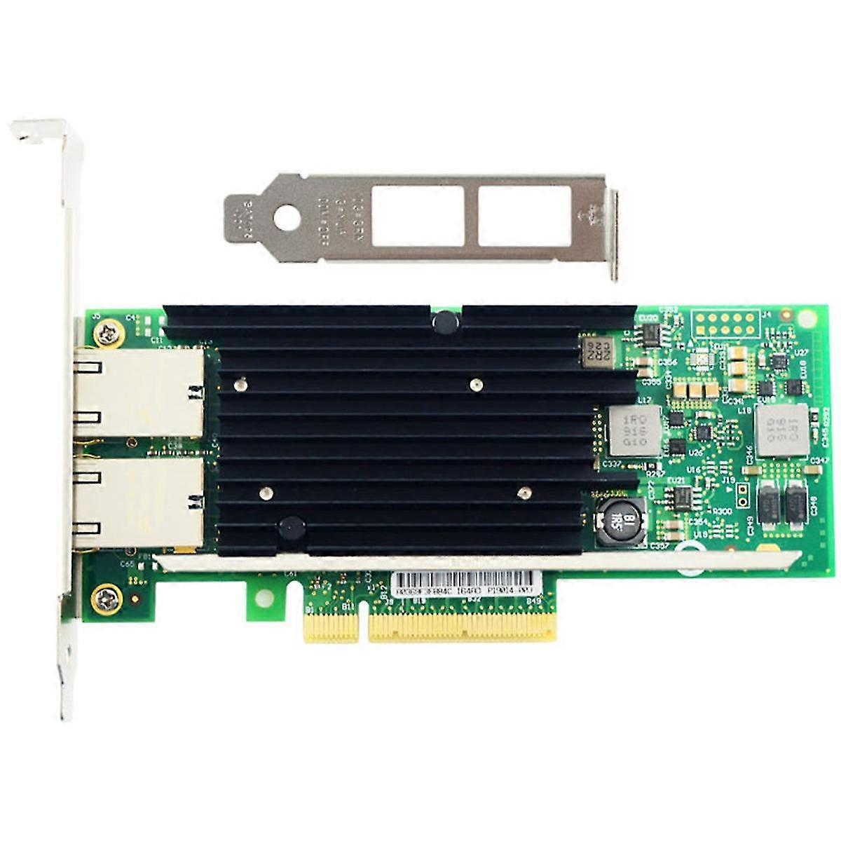 High Performance Nic X540-t2 With X540 Chipset 10gbs, Rj45 Dualport Pci-ex8 Server Desktop Network