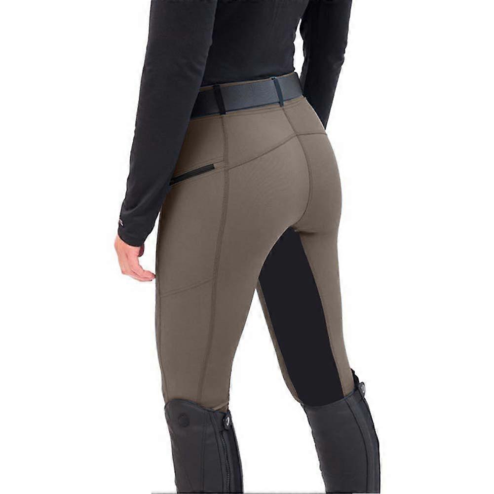 Stylish Slim Horse Riding Pants for Women High Elasticity Washable Leggings for Fitness Running