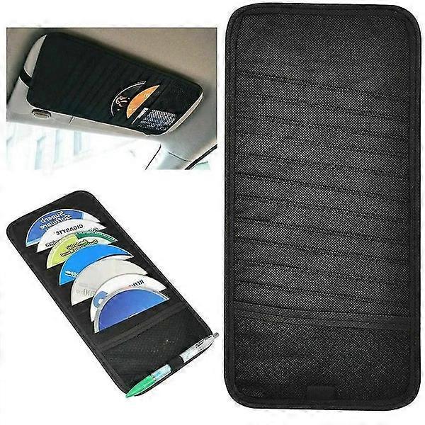 Bran Auto Multifunction Sun Cover Sun Visor Bag (suitable For 12 Cds, Auto Cd St