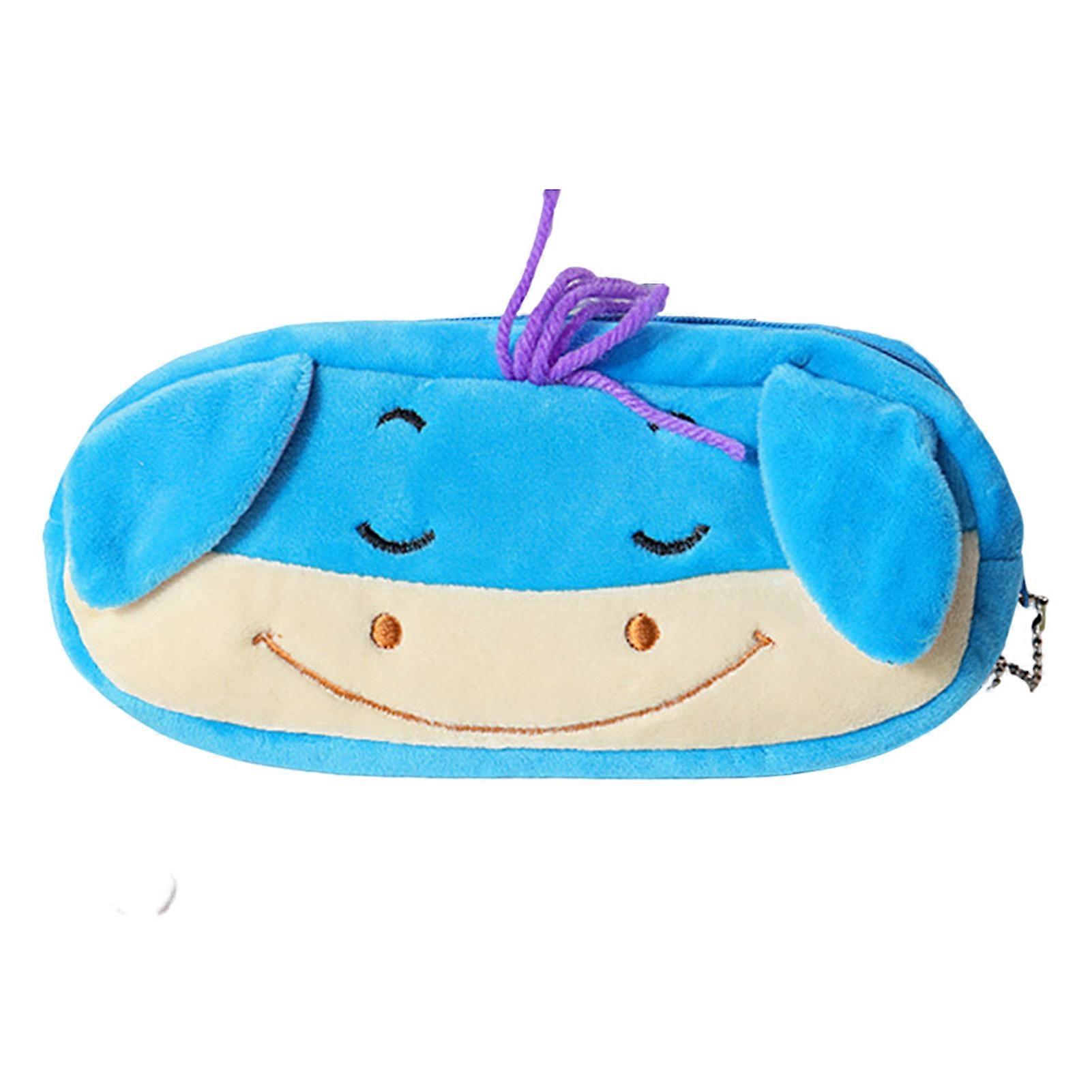 Cartoon Plush Kawaii Pencil Case Large Capacity Stationery Bag Suitable for Office School Home Use