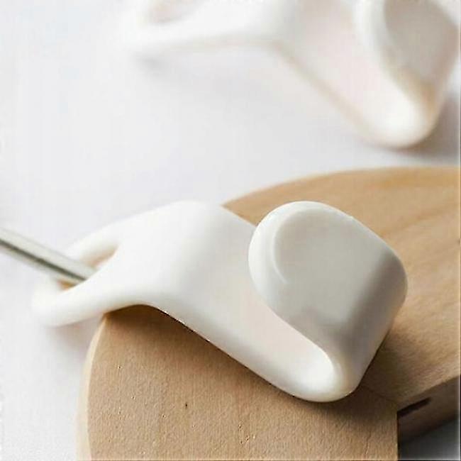 60x Hooks for Clothes Hangers - White