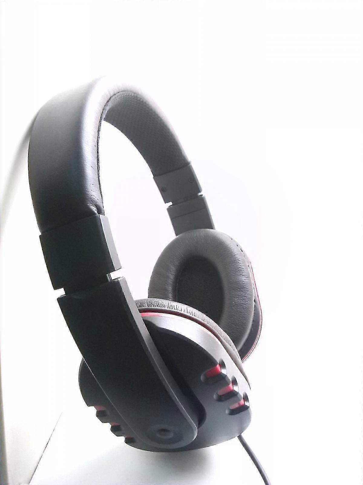 Gaming Computer Phone Headset Wired Gaming Computer Music Headphone Compatible With Playstation, Pc, Ipad, Mac - Noise Cancelling Microphone, Lig