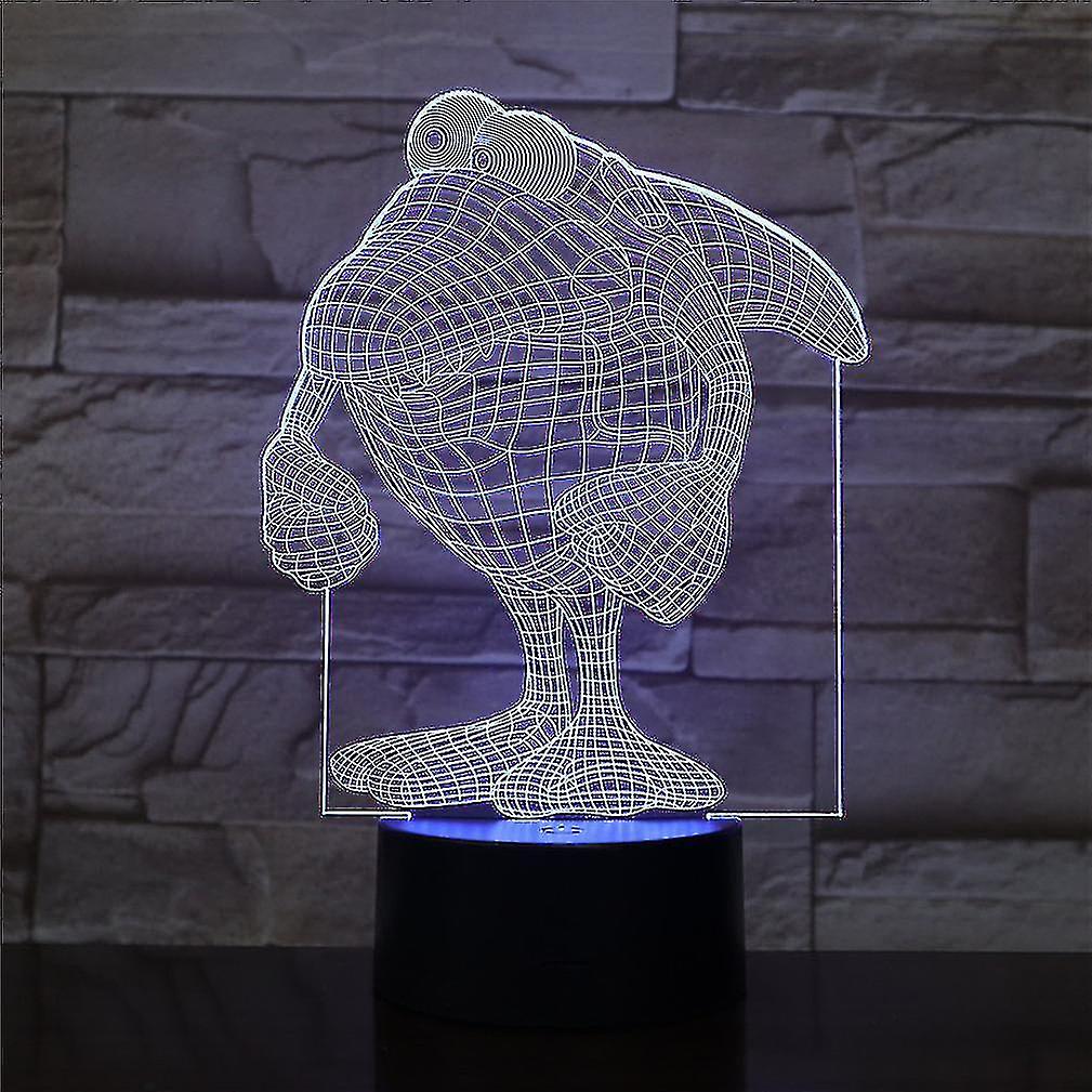 Crocodile 3d Led Night Light Children's Bedroom Table Lamp