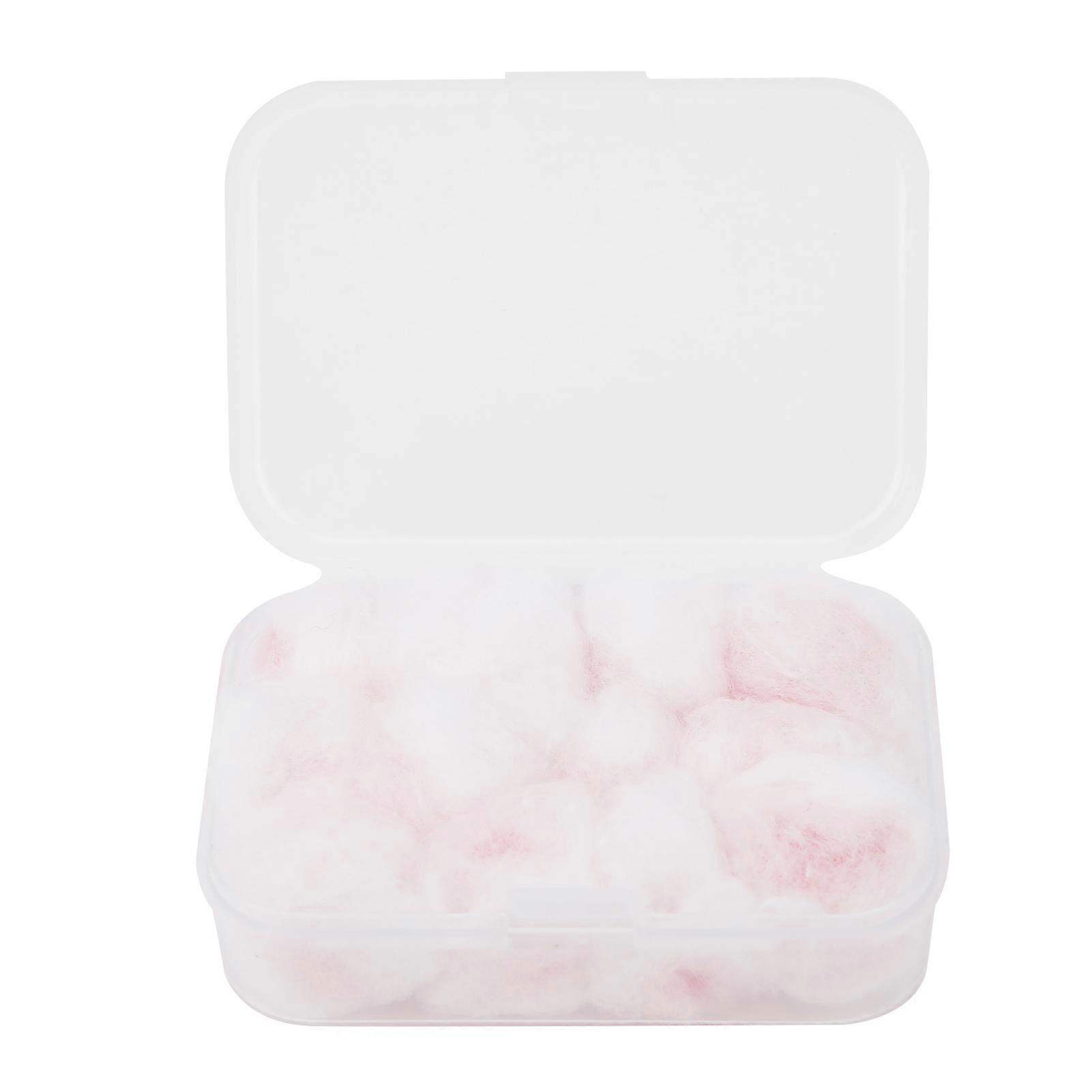 6Pairs Wax Cotton Ear Plug Noise Reduction Earplugs Hearing Protection Supplies Waterproof Pink