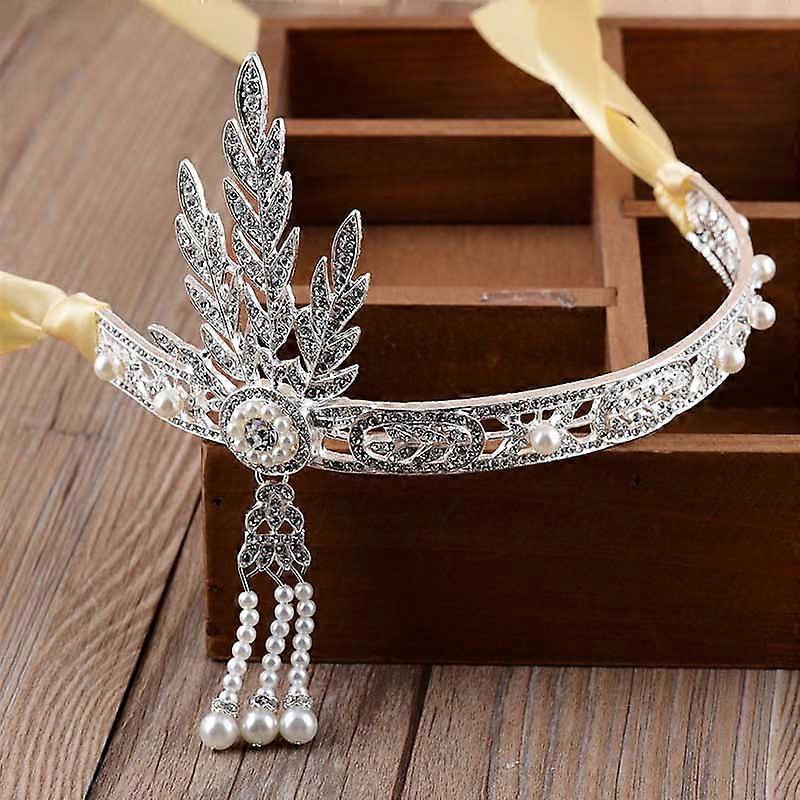 Bling Jewelry - Broche Art Déco En Cristal, Plaqué Argent, Pour Mariage Ou Soirée