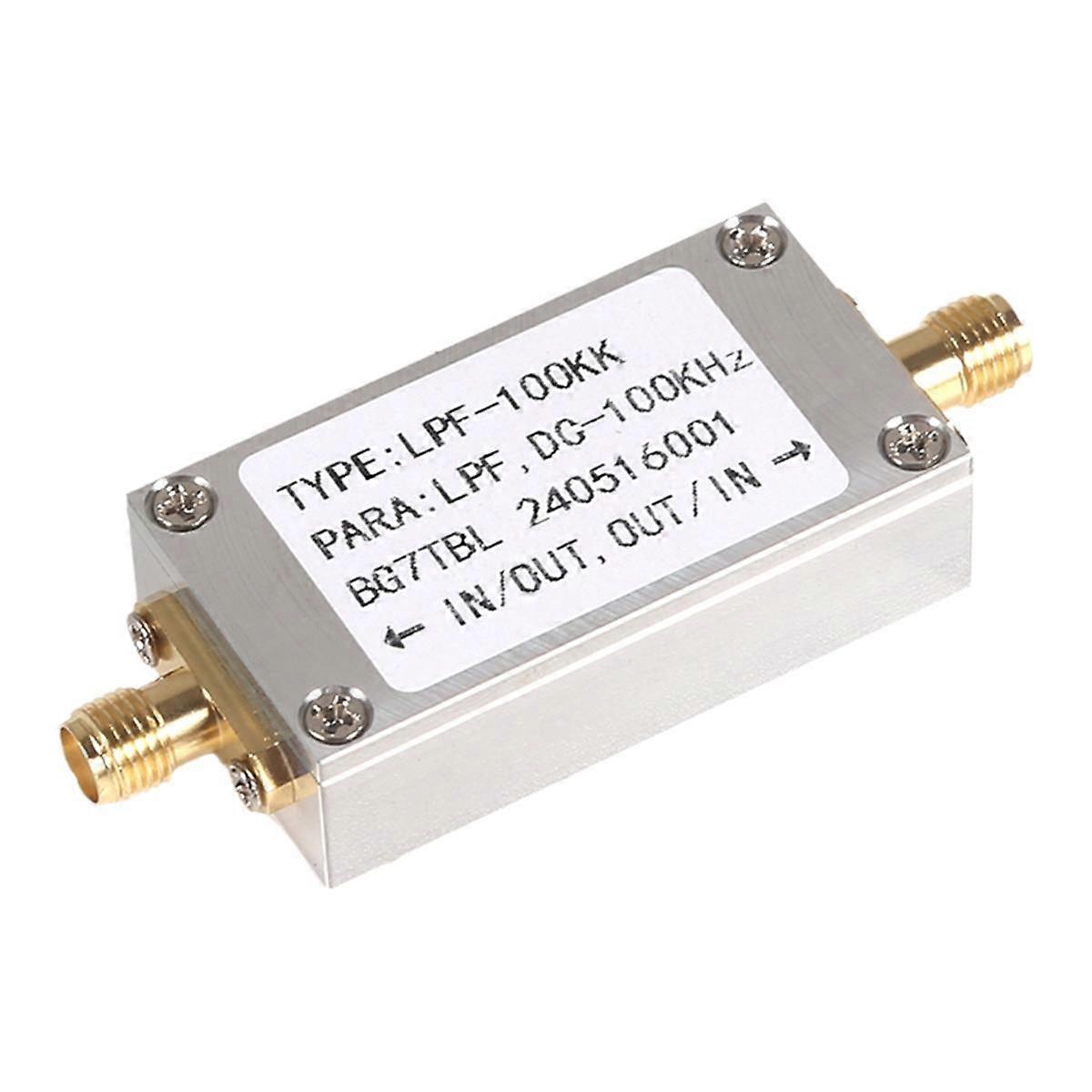 Low Pass Filter LC LPF 100K DC-100KHZ SMA Interface LPF for FM