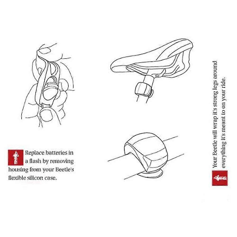 Led Bicycle Light Set, Bicycle Emergency Front Rear Night Light,4pcs