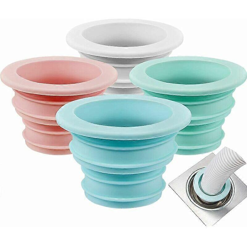 20pcs Drain Pipe Seal Deodorant Silicone Ring Seal Washing Machine Sewer Sealing Ring for Kitchen Bathroom Cleaning Tools,6*6*3.8cm