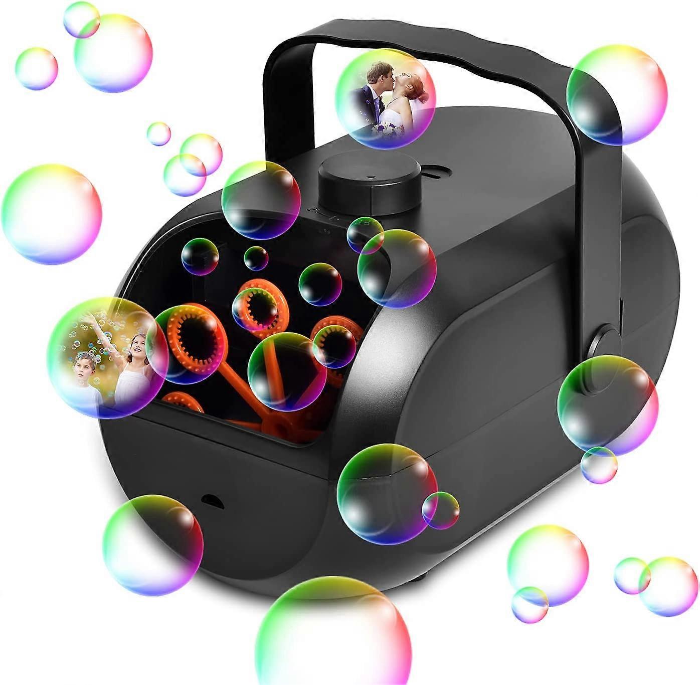 Bubble Machine, Portable Automatic Bubble Maker Toy,Rechargeable