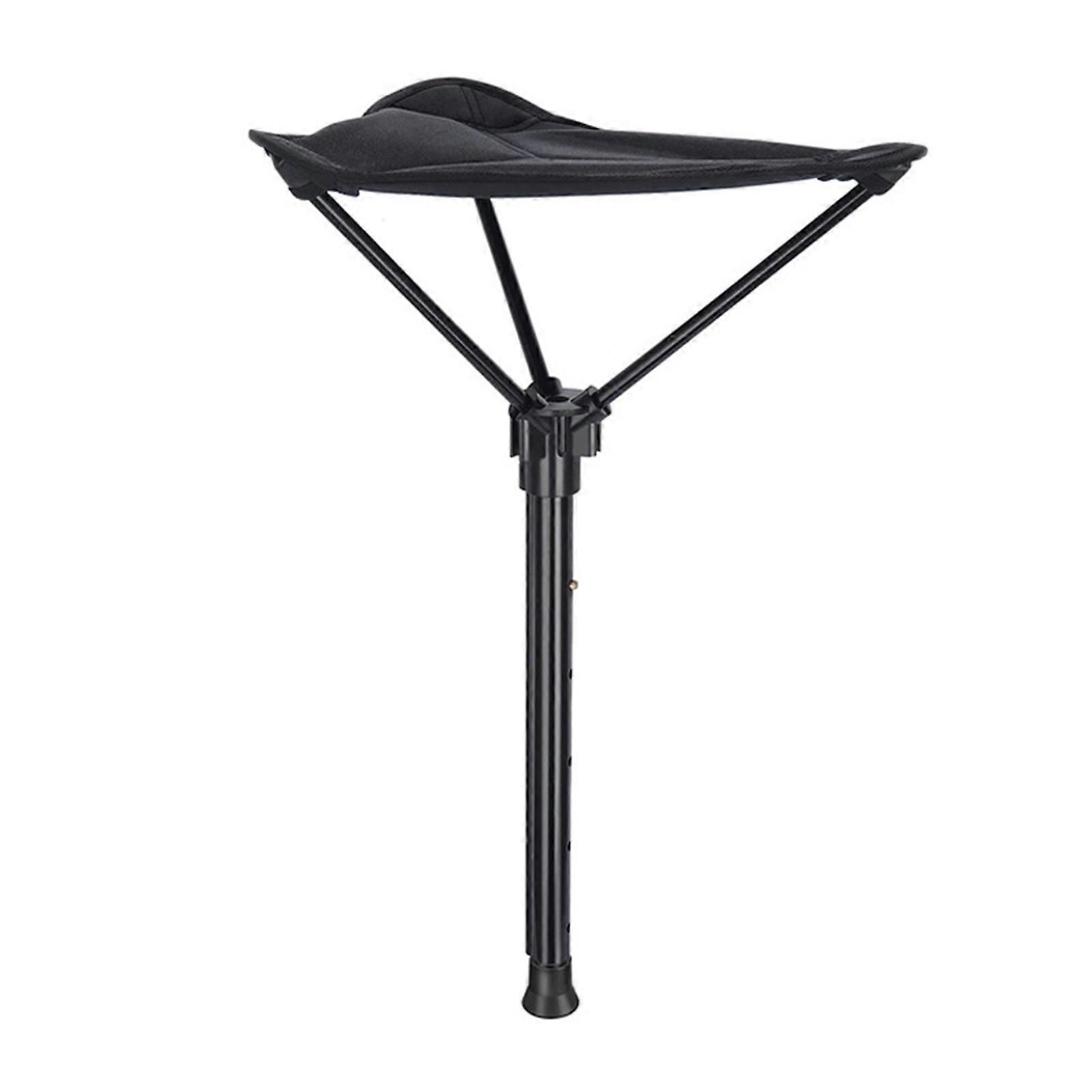 Kaesi Travel Stool Foldable Strong Load-bearing Pressure Resistance Ergonomics Aluminum Alloy Travel Folding Stool Outdoor Supply