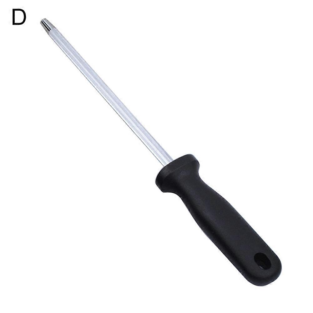 Kitchen Chefs Knife Sharpener Steel Rod Handle Grinder Whetstone Sharpening Tool KAESI