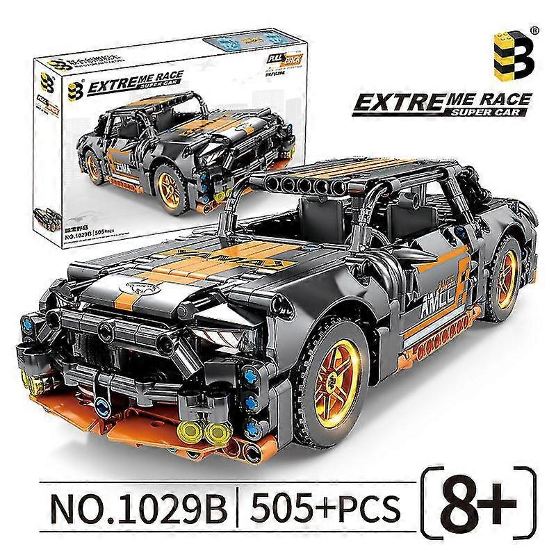 Supercar Racing Model Car Building Blocks Vehicle Bricks Toys For Boys Gift C