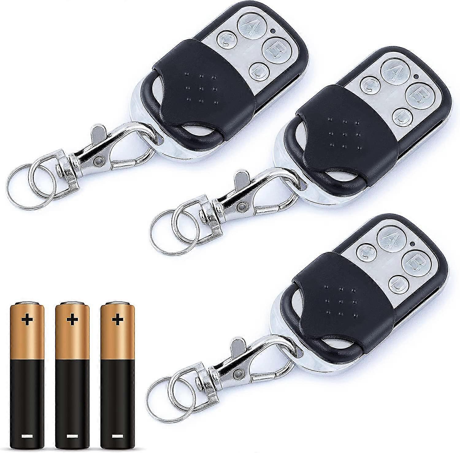 universal gate remote control, frequency 433.92 mhz for automatic gates, wide radius - universal remote control for gate programmable fixed code 12 v