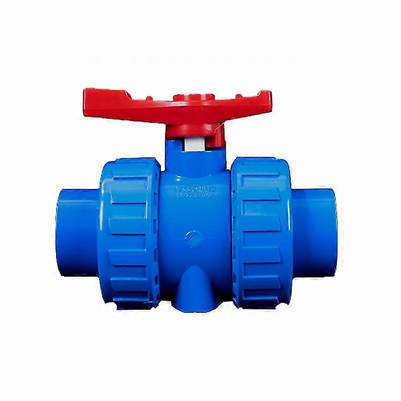 pvc ball valve 2 way solvent weld (glue) and bsp (threaded) for water supply pipe fitting,dn15 (20mm)