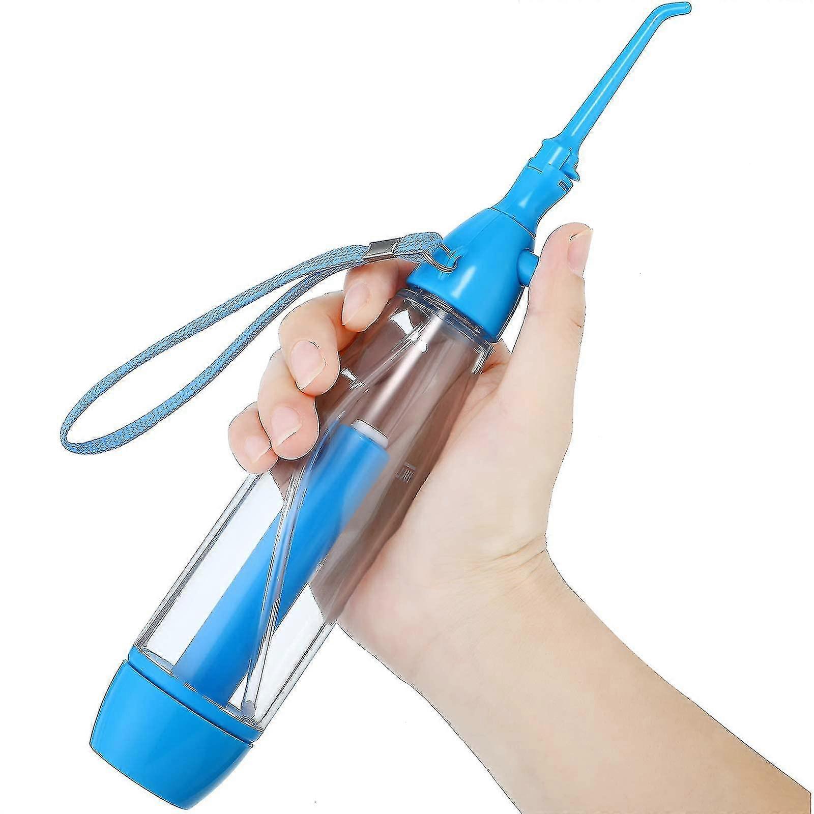 Tonsil Stone Remover Dental Water Jet Flosser Manual Pump Type Low Pressure Irrigator For Tonsil Stone, Sore Throat And Bad Breath Solution