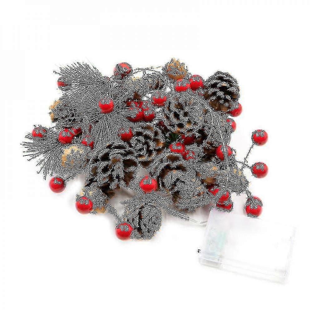 Led Christmas Decoration Light Pine Cone Pine Needle Decoration Light String High Quality