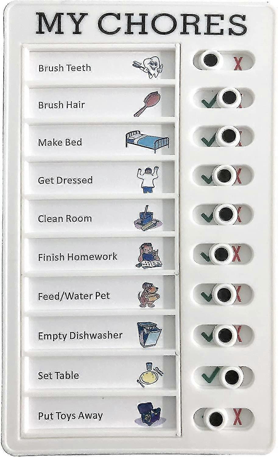 Chore Chart Memo Checklist Board Daily To Do List Planner Check List Chore Board For Kids Adults Rv Checklist My Hauses Elder Care Checklist For Check