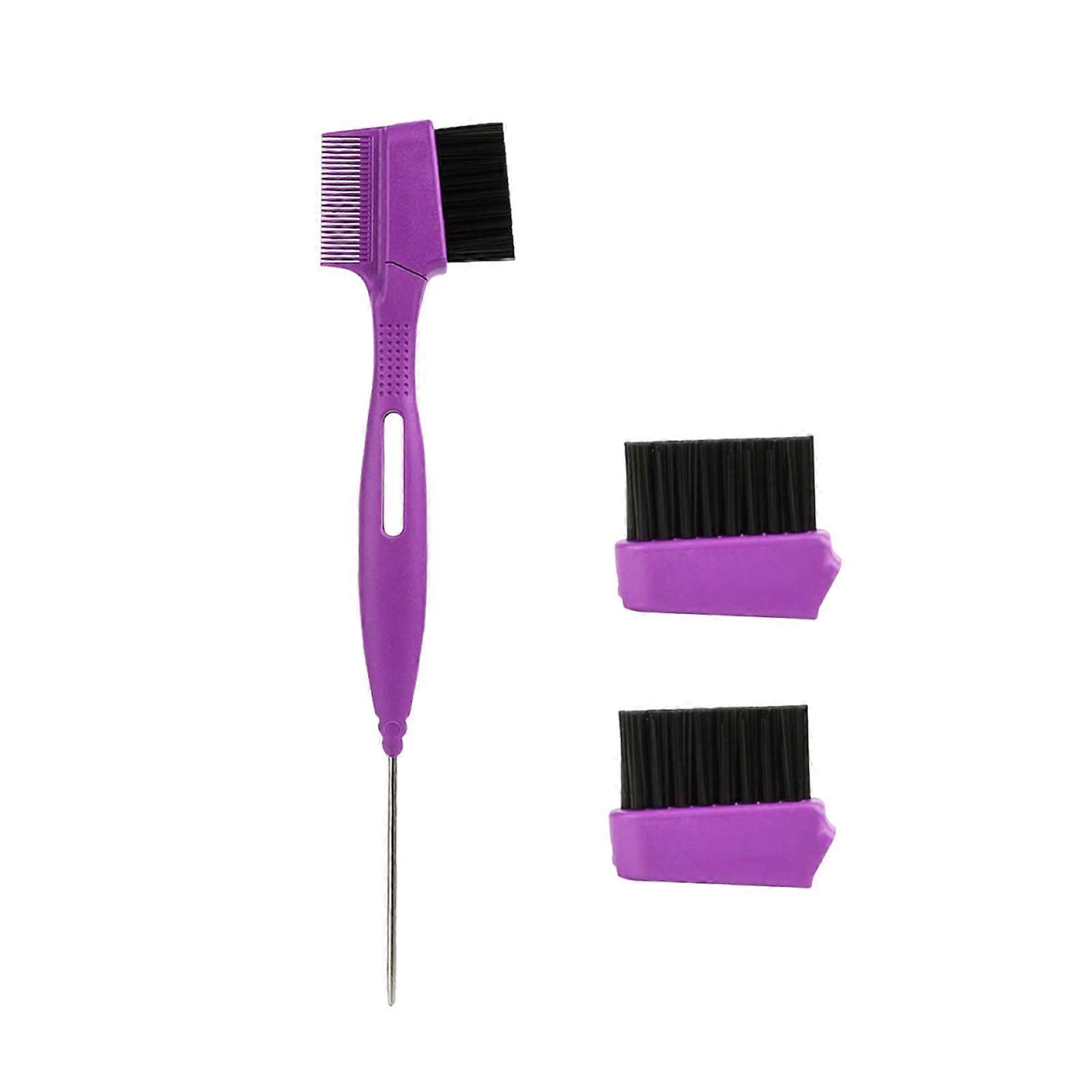 Peigne à cils et brosse à sourcils Brosse à sourcils pour femmes enfants violet