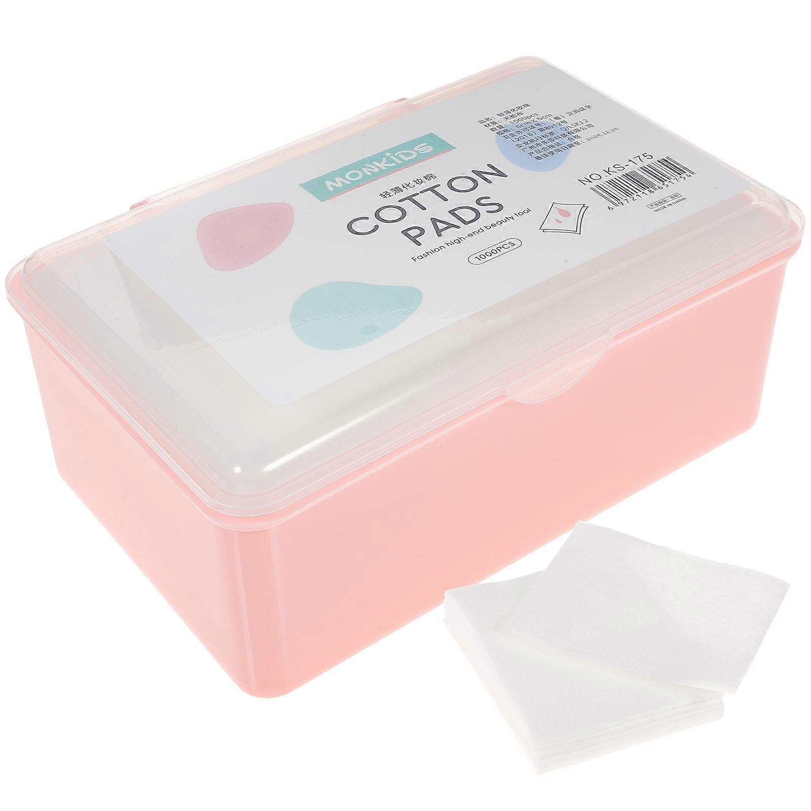 1000 stk ansiktsrensende pads engangs ansiktspads sminkefjernerpads