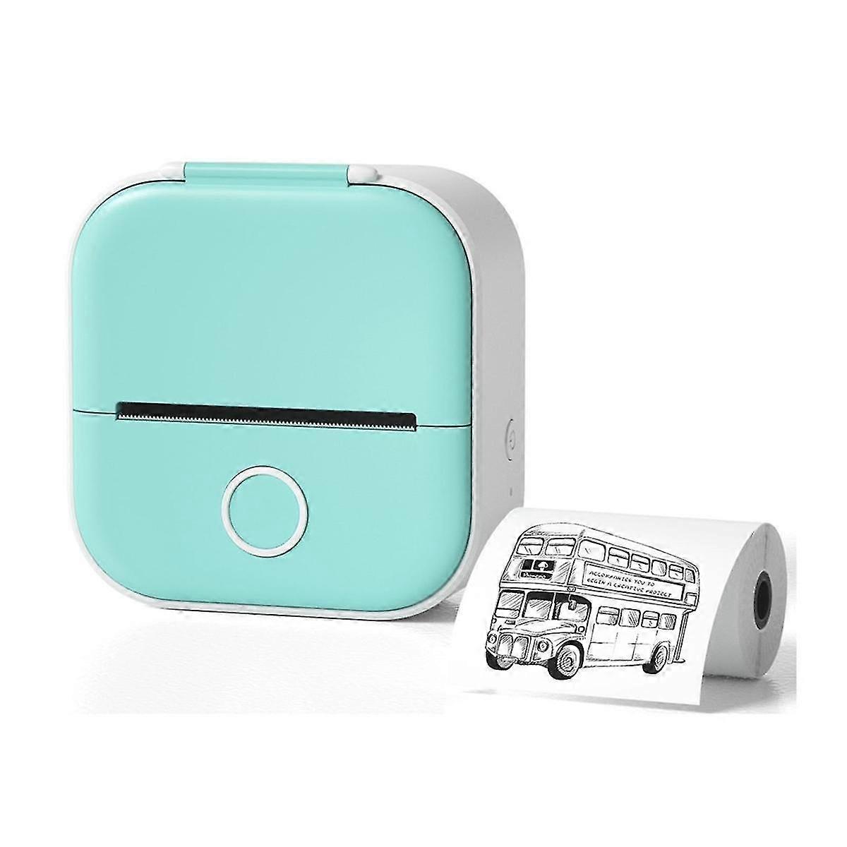 Portable Mini Thermal Label Printer Home Photo Printer Student Wrong Question Printer Mini Label Printer Price Tag,C