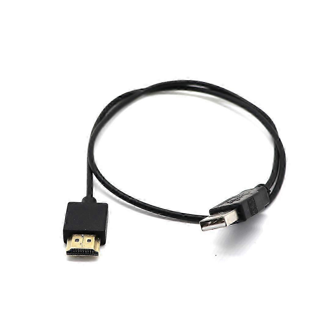 WJTG HDMI 1.4 samec na USB 2.0 konektor adaptéra nabíjací kábelJ