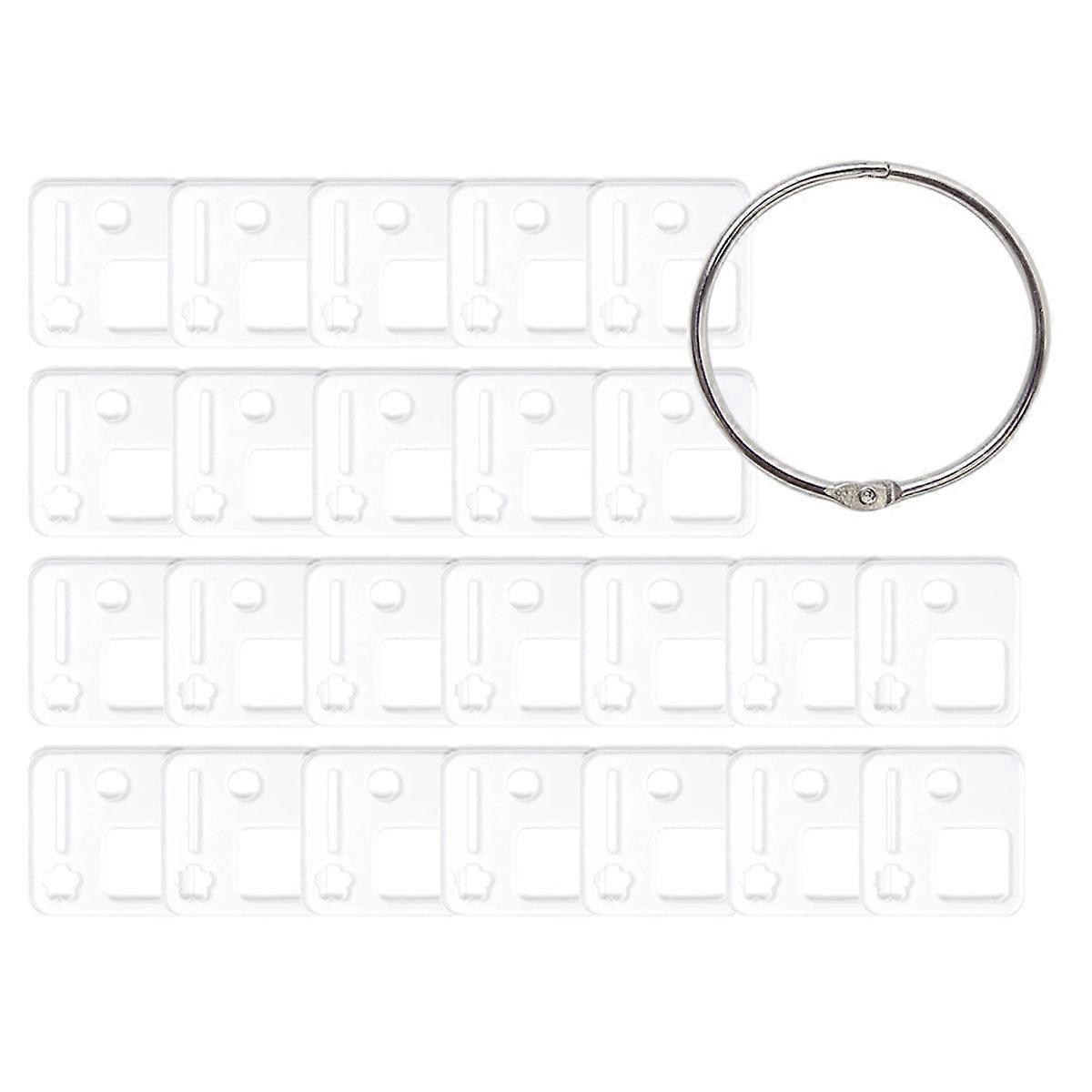 Acrylic Thread Drop Thread Winding Boards Floss Bobbins Stitches Floss Drop Bobbins Organizer for C